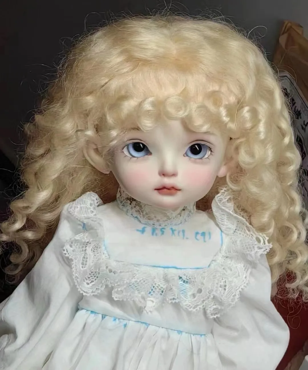 FStyler Doll Wig Cute Curly Fluffy Hairstyle BJD Doll Premium Mohair Various Colors Doll Accessories Hair Customization 1/3 1/4