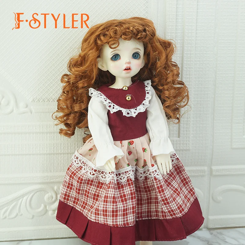 FStyler BJD Dolls Cute Pastoral Clothes Hat Hair Ornaments Accessories for 1/6 6-7inch 30mm Barbie Dolls