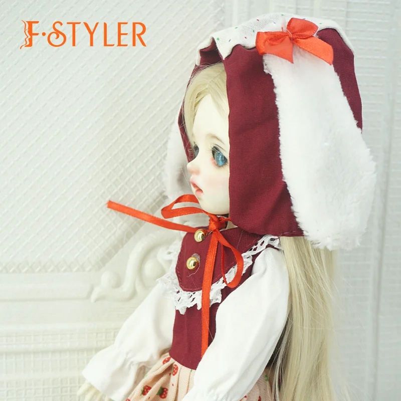 FStyler BJD Dolls Cute Pastoral Clothes Hat Hair Ornaments Accessories for 1/6 6-7inch 30mm Barbie Dolls