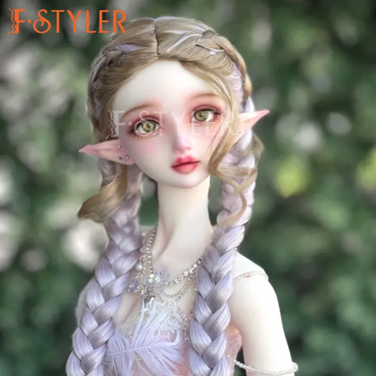 FStyler Doll Wig Lovely Long Braids Style BJD Doll Soft Synthetic Mohair Hair Accessories Customization 1/3 1/4 1/6 1/8